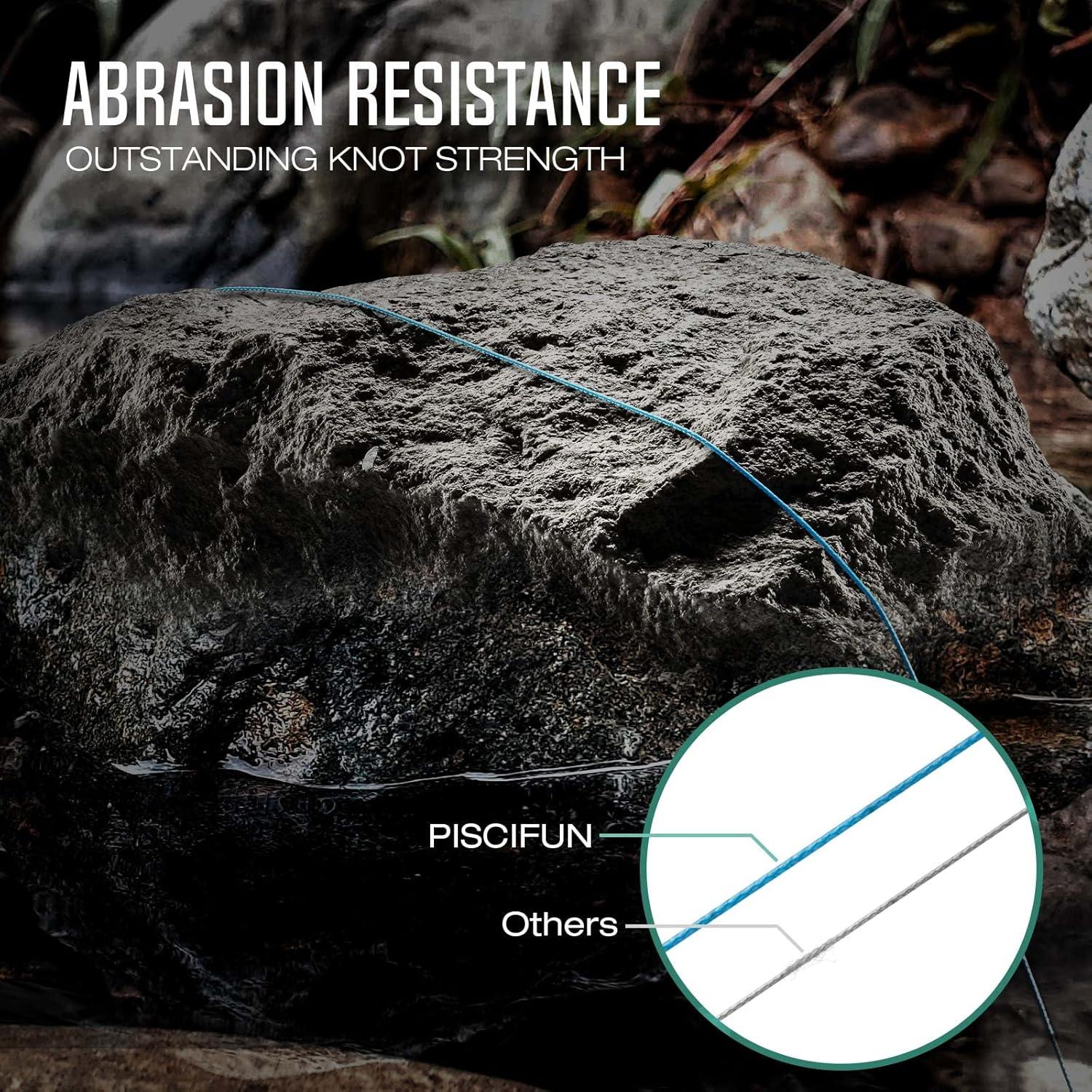 imagePiscifun Fly Line Backing Braided Fly Backing Line with Orange White Fluorescent Yellow Color 20lb 30lb100yd 300ydFluorescent Yellow