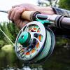 Piscifun Sword Fly Fishing Reel with CNC Machined Aluminum Alloy Housing, 3/4, 5/6, 7/8, 9/10 Weights (Black, Gunmetal, Pink, Space Gray)(9/10wt)