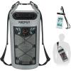 Piscifun Dry Bag, Waterproof Floating Backpack 10L/20L/30L/40L with Waterproof Phone Case for Boating, Kayaking, Fishing(Grey)