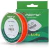 Piscifun Fly Line Backing, Braided Fly Backing Line with Orange, White, Fluorescent Yellow Color, 20lb, 30lb,100yd, 300yd(Orange)