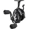 imagePiscifun ICX Frost II Ice Fishing Reel with Bait Clicker Inline Reel with No Line Twist ampamp Magnetic AntiDrop System 71 Shielded BB 271 High Speed Ratio Left Right BlackRight Hand