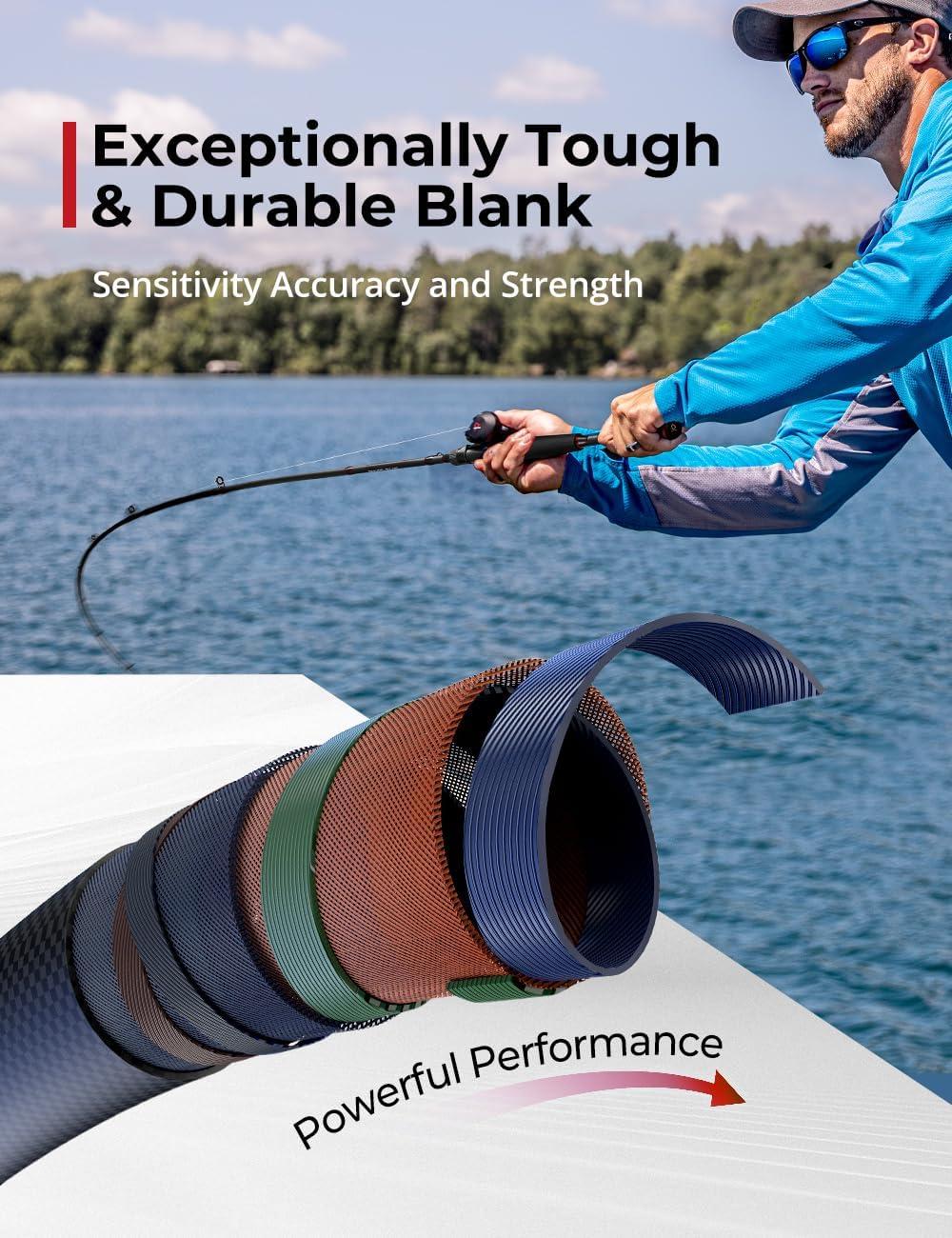 imagePiscifun Torrent Fishing Rod IM6 Carbon Baitcaster Rod ampamp Spinning Rod High Sensitive Lightweight Casting Rod ampamp Spinning Fishing Rod Zirconium Oxide Rings 2 Pieces Baitcast Rod ampamp Spin Rod69 Medium M