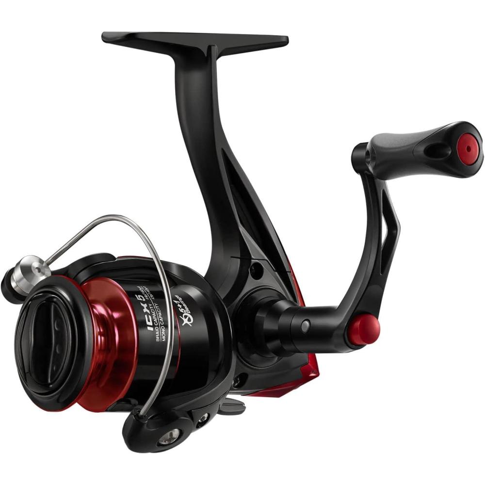 imagePiscifun ICX II Ice Fishing Reel Size 500 Designed for Ice Fishing 521 Spinning Fishing Reel Ultra Smooth 51 Sealed Ball Bearings 59oz Lightweight Ice ReelsIcx red 500